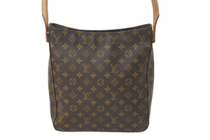 LOUIS VUITTON ルイヴィトン ショルダーバッグ ワンショルダー ルーピングGM M51145 モノグラム ブラウン 美品 中古 59554