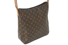 Load image into Gallery viewer, LOUIS VUITTON ルイヴィトン ショルダーバッグ ワンショルダー ルーピングGM M51145 モノグラム ブラウン 美品 中古 59554