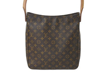 Load image into Gallery viewer, LOUIS VUITTON ルイヴィトン ショルダーバッグ ワンショルダー ルーピングGM M51145 モノグラム ブラウン 美品 中古 59554