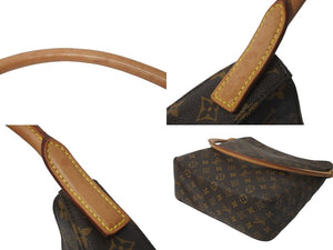 LOUIS VUITTON ルイヴィトン ショルダーバッグ ワンショルダー ルーピングGM M51145 モノグラム ブラウン 美品 中古 59554