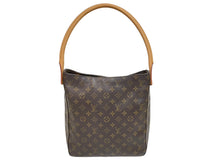 Load image into Gallery viewer, LOUIS VUITTON ルイヴィトン ショルダーバッグ ワンショルダー ルーピングGM M51145 モノグラム ブラウン 美品 中古 59555