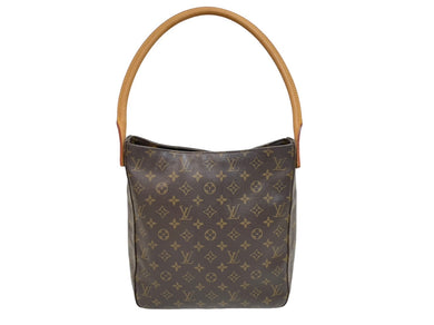 LOUIS VUITTON ルイヴィトン ショルダーバッグ ワンショルダー ルーピングGM M51145 モノグラム ブラウン 美品 中古 59555
