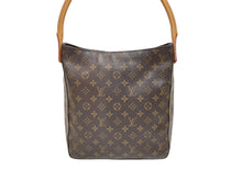 Load image into Gallery viewer, LOUIS VUITTON ルイヴィトン ショルダーバッグ ワンショルダー ルーピングGM M51145 モノグラム ブラウン 美品 中古 59555