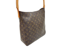 Load image into Gallery viewer, LOUIS VUITTON ルイヴィトン ショルダーバッグ ワンショルダー ルーピングGM M51145 モノグラム ブラウン 美品 中古 59555