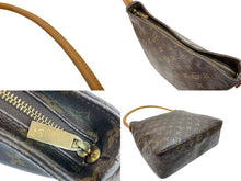Load image into Gallery viewer, LOUIS VUITTON ルイヴィトン ショルダーバッグ ワンショルダー ルーピングGM M51145 モノグラム ブラウン 美品 中古 59555