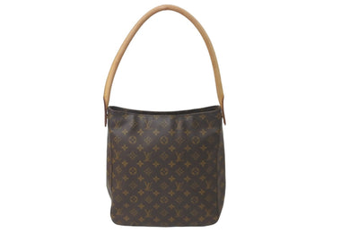LOUIS VUITTON ルイヴィトン ショルダーバッグ ワンショルダー ルーピングGM M51145 モノグラム ブラウン 美品 中古 59556
