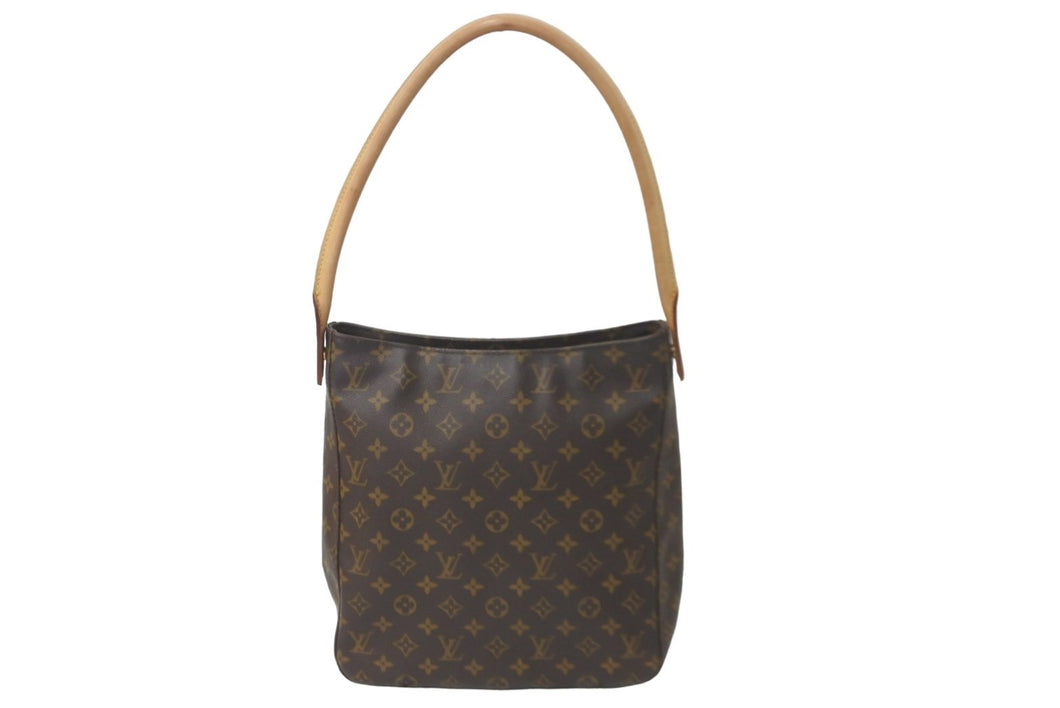 LOUIS VUITTON ルイヴィトン ショルダーバッグ ワンショルダー ルーピングGM M51145 モノグラム ブラウン 美品 中古 59556