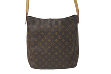 Load image into Gallery viewer, LOUIS VUITTON ルイヴィトン ショルダーバッグ ワンショルダー ルーピングGM M51145 モノグラム ブラウン 美品 中古 59556
