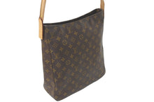 Load image into Gallery viewer, LOUIS VUITTON ルイヴィトン ショルダーバッグ ワンショルダー ルーピングGM M51145 モノグラム ブラウン 美品 中古 59556