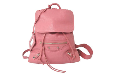 BALENCIAGA バレンシアガ トラベラー レザー バックパック リュックサック ピンク レザー 399344 美品 中古 59561
