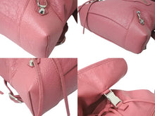 Load image into Gallery viewer, BALENCIAGA バレンシアガ トラベラー レザー バックパック リュックサック ピンク レザー 399344 美品 中古 59561