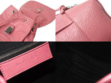Load image into Gallery viewer, BALENCIAGA バレンシアガ トラベラー レザー バックパック リュックサック ピンク レザー 399344 美品 中古 59561