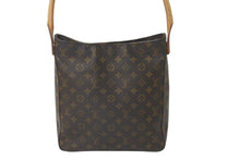 Load image into Gallery viewer, LOUIS VUITTON ルイヴィトン ショルダーバッグ ワンショルダー ルーピングGM M51145 モノグラム ブラウン 美品 中古 59563