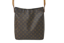 Load image into Gallery viewer, LOUIS VUITTON ルイヴィトン ショルダーバッグ ワンショルダー ルーピングGM M51145 モノグラム ブラウン 美品 中古 59563