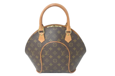 LOUIS VUITTON ルイヴィトン モノグラム エリプスPM ハンドバッグ ブラウン 鞄 ロゴ PVC 手持ち M51127 美品 中古 59564