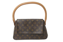 Load image into Gallery viewer, LOUIS VUITTON ルイヴィトン ショルダーバッグ ワンショルダー ミニルーピング M51147 ブラウン レディース 美品 中古 59565