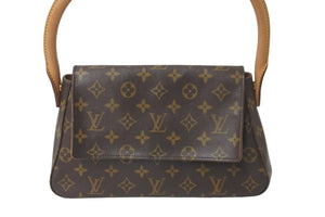 LOUIS VUITTON ルイヴィトン ショルダーバッグ ワンショルダー ミニルーピング M51147 ブラウン レディース 美品 中古 59565