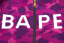 画像をギャラリービューアに読み込む, A BATHING APE アベイシングエイプ CARHARTT カーハート アクティブジャケット 1ST CAMO パープル サイズM 美品 中古 59567 