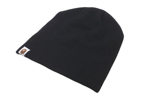 A BATHING APE アベイシングエイプ ホルビースタイン ニットキャップ ニーブラック コットンアクリル 美品 中古 59570 