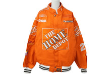 Load image into Gallery viewer, Jeff Hamilton ジェフ ハミルトン レーシングジャケット HOME DEPOT ホームデポット オレンジ コットン 美品 中古 59579