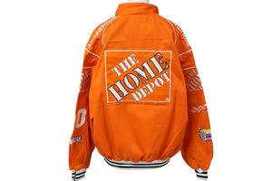Jeff Hamilton ジェフ ハミルトン レーシングジャケット HOME DEPOT ホームデポット オレンジ コットン 美品 中古 59579