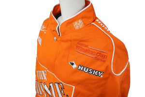 Jeff Hamilton ジェフ ハミルトン レーシングジャケット HOME DEPOT ホームデポット オレンジ コットン 美品 中古 59579