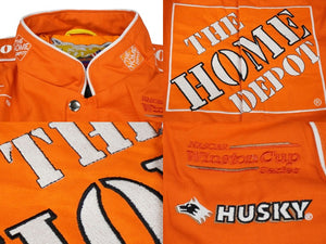 Jeff Hamilton ジェフ ハミルトン レーシングジャケット HOME DEPOT ホームデポット オレンジ コットン 美品 中古 59579