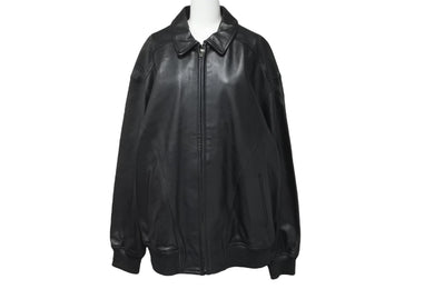 極美品 Supreme シュプリーム スタッズ アーチロゴ ラム レザージャケット サイズXL 18SS ブラック 中古 59584 