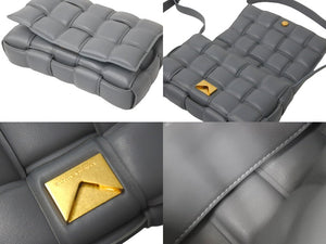 新品同様 BOTTEGAVENETA ボッテガヴェネタ ショルダーバッグ パデッドカセット イントレチャート 591970VCQR19782 中古 59596
