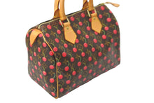 Load image into Gallery viewer, LOUIS VUITTON ルイヴィトン モノグラム チェリー スピーディ 25 ハンドバッグ M95009 ブラウン 村上隆 美品 中古 59599