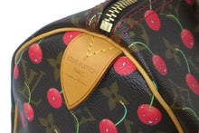 Load image into Gallery viewer, LOUIS VUITTON ルイヴィトン モノグラム チェリー スピーディ 25 ハンドバッグ M95009 ブラウン 村上隆 美品 中古 59599