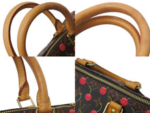 Load image into Gallery viewer, LOUIS VUITTON ルイヴィトン モノグラム チェリー スピーディ 25 ハンドバッグ M95009 ブラウン 村上隆 美品 中古 59599