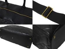 Load image into Gallery viewer, CHANEL シャネル デカココマーク ボストンバッグ 8番台 キャビアスキン ブラック ゴールド金具 美品 中古 59601