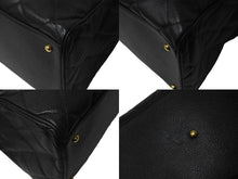 Load image into Gallery viewer, CHANEL シャネル デカココマーク ボストンバッグ 8番台 キャビアスキン ブラック ゴールド金具 美品 中古 59601
