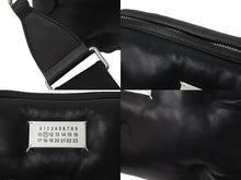 Load image into Gallery viewer, Maison Margiela メゾンマルジェラ グラムスラム ショルダーバッグ ブラック SB1WB0002 カレンダータグ ロゴ 良品 中古 59602