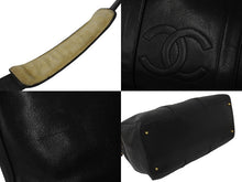 Load image into Gallery viewer, CHANEL シャネル 2WAY ボストンバッグ キャビアスキン ブラック 3番台 ゴールド金具 ココマーク 旅行バッグ 鞄 美品 中古 59604