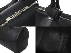 LOUIS VUITTON ルイヴィトン ボストンバッグ M59062 キーポル45 ブラック エピレザー 新型 美品 中古 59608