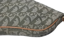 Load image into Gallery viewer, Christian Dior クリスチャンディオール トロッター サドルポーチ ワンショルダーバッグ グリーン ブラウン ロゴ 良品 中古 59610
