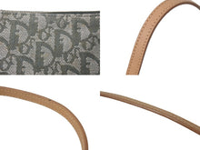 Load image into Gallery viewer, Christian Dior クリスチャンディオール トロッター サドルポーチ ワンショルダーバッグ グリーン ブラウン ロゴ 良品 中古 59610