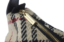 画像をギャラリービューアに読み込む, BURBERRY バーバリー ショルダーバッグ ワンショルダー ノバチェック ヴィンテージ ツイード レザー 美品 中古 59614 