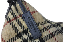 画像をギャラリービューアに読み込む, BURBERRY バーバリー ショルダーバッグ ワンショルダー ノバチェック ヴィンテージ ツイード レザー 美品 中古 59614 