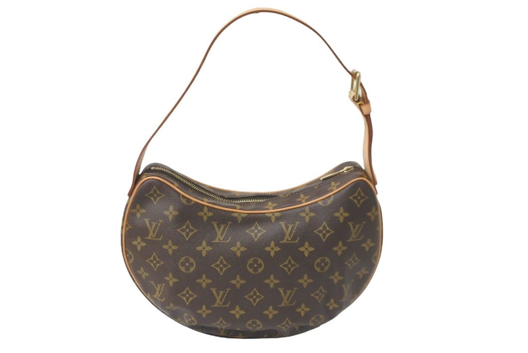 極美品 LOUIS VUITTON ルイヴィトン ショルダーバッグ クロワッサンMM M51512 モノグラム PVC レザー 59615 中古