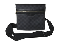 Load image into Gallery viewer, 極美品 LOUIS VUITTON ルイヴィトン ショルダーバッグ ダミエ グラフィット トマス N58028 ブラック PVC 中古 59617