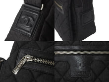 Load image into Gallery viewer, 極美品 CHANEL シャネル ショルダーバッグ コココクーン ココマーク 14番台 ブラック デニム シルバー金具 中古 59619