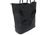 Load image into Gallery viewer, 新品同様 LOUIS VUITTON ルイヴィトン コムデギャルソン 川久保玲 トートバッグ M58661 ウィズホールズMM モノグラムアンプラント ブラック 中古 59620