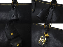 Load image into Gallery viewer, CHANEL シャネル ボストンバッグ 旅行バッグ キャビアスキン 2番台 ゴールド金具 2WAY ココマーク 美品 中古 59622