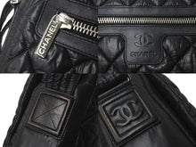 Load image into Gallery viewer, CHANEL シャネル ショルダーバッグ コココクーン 15番台 2011年頃 ナイロン シルバー金具 美品 中古 59626