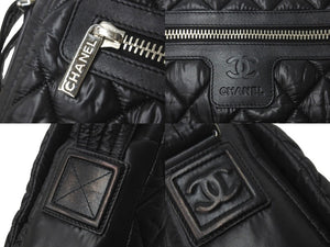 CHANEL シャネル ショルダーバッグ コココクーン 15番台 2011年頃 ナイロン シルバー金具 美品 中古 59626
