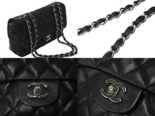 Load image into Gallery viewer, CHANEL シャネル ショルダーバッグ チェーン マトラッセ 30 12番台 ココマーク ブラック ラムスキン シルバー金具 美品 中古 59628