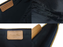Load image into Gallery viewer, Christian Dior クリスチャンディオール デニム サドル ポーチ ネイビー ブラウン ワンショルダーバッグ 小物入れ 美品 中古 59637